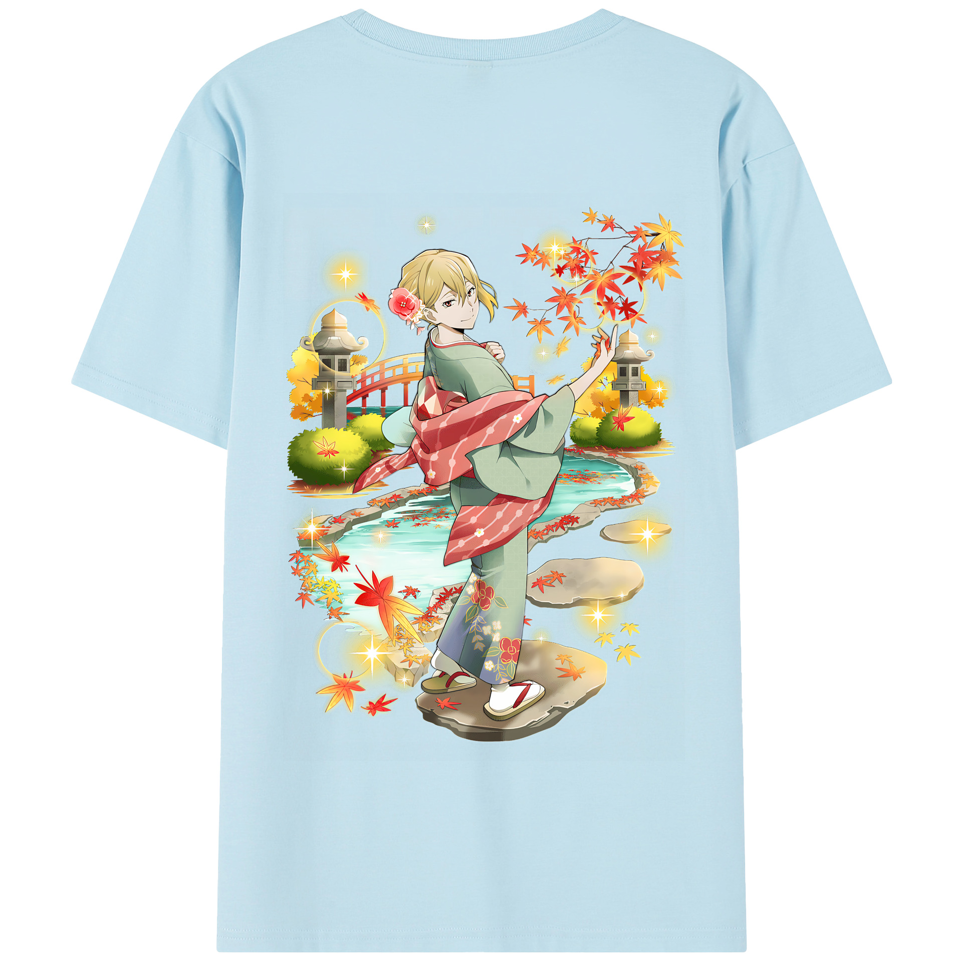 （画像用） 文豪ストレイドッグス Bungo Stray Dogs 綿100％半袖Tシャツ（背面プリント）
